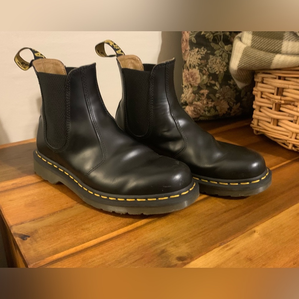 Dr. Marten Chelsea Boots, lightly worn.